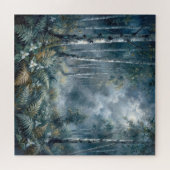 Puzzle Enchanted Spring Birch Forest in Moonlight (Horizontal)