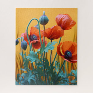 Puzzle Enchanter les pavots rouges