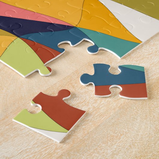 Puzzle enchevêtrement coloré (Côté)
