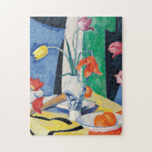 Puzzle Encore la vie avec les tulipes Samuel John Peplo