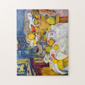 Puzzle Encore la vie avec panier de fruits, Paul Cezanne (Vertical)