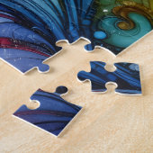 Puzzle Encre alcoolique libellule (Côté)
