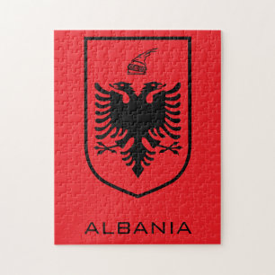 Puzzle Encre de patrimoine du blason national albanais