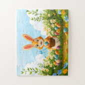 Puzzle enfant 30 pièces - Lapin de Pâques (Vertical)