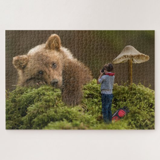 Puzzle Enfant et ours (Horizontal)