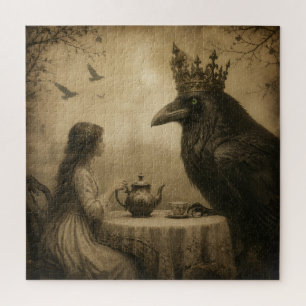 Puzzle Enfant fantastique et thé royal des corbeaux