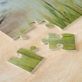 Puzzle enfant marchant sur la plage aquarelle peinture (Côté)