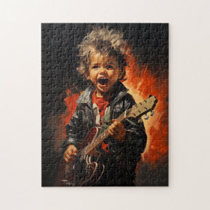 Puzzle Enfant rock and roll