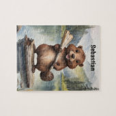 Puzzle Enfants Beaver personnalisés (Horizontal)
