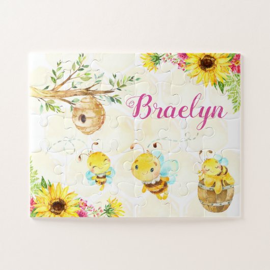 Puzzle Enfants Bumblebee Miel abeilles (Horizontal)