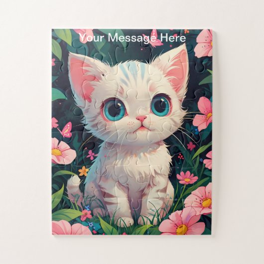 Puzzle Enfants Chiot et Kitten Garden Adventure (Vertical)