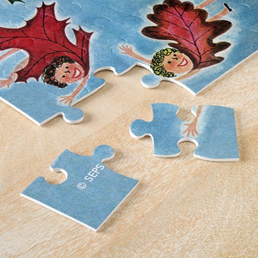 Puzzle Enfants de feuille (Côté)