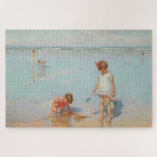 Puzzle Enfants en bord de mer (Summer Beach Scene) (Horizontal)
