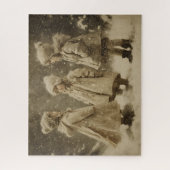 Puzzle Enfants en hiver (Vertical)