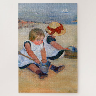 Puzzle Enfants jouant sur la plage