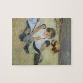 Puzzle Enfants jouant sur la plage par Mary Cassatt (Horizontal)
