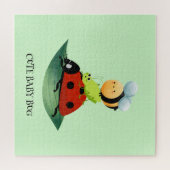 Puzzle Enfants mignonne Rouge coccinelle Abeille insecte (Horizontal)
