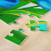 Puzzle enfants mignons filles amoureux de les chats ajout (Côté)