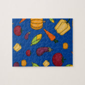 Puzzle Enfants motifs de légumes Thanksgiving (Horizontal)