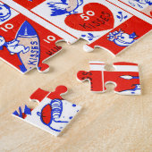 Puzzle Enfants Saint Valentin Salutations Câlins Baisers (Côté)