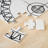 Puzzle Engins de ver : Machines Techniques Simples. (Côté)