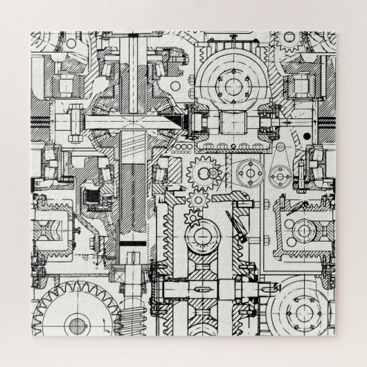 Puzzle Engins de ver : Machines Techniques Simples. (Horizontal)