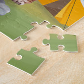 Puzzle English Bulldog Camping  (Côté)