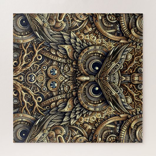 Puzzle Engrenages et choux en métal vapeur (Horizontal)