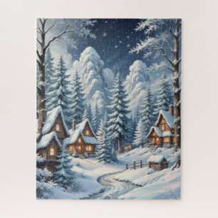 Puzzle Énigme de la cabane d'hiver