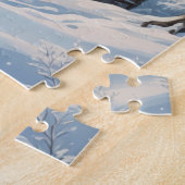 Puzzle Énigme de la cabane d'hiver (Côté)