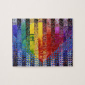 Puzzle Énigme I - Déesse abstraite de femme d'arc-en-ciel (Horizontal)