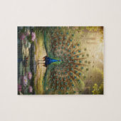 Puzzle Énigme superbe paon (Horizontal)
