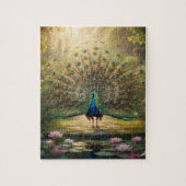 Puzzle Énigme superbe paon (Vertical)