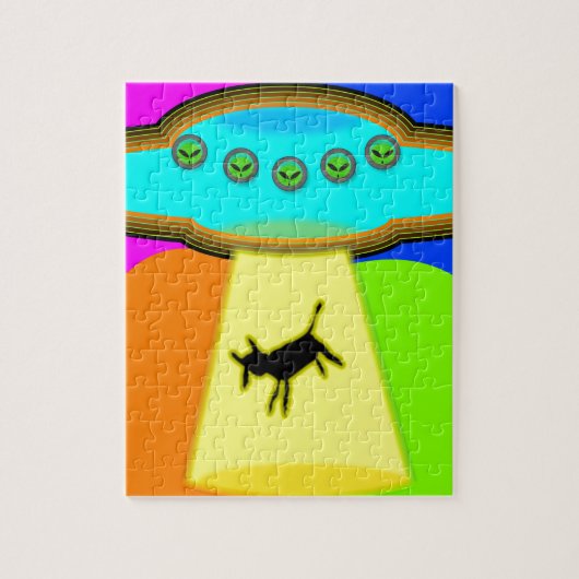 Puzzle Enlèvement d'Aliens (Vertical)