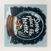 Puzzle Enneigement comme maison vacances Citation (Horizontal)