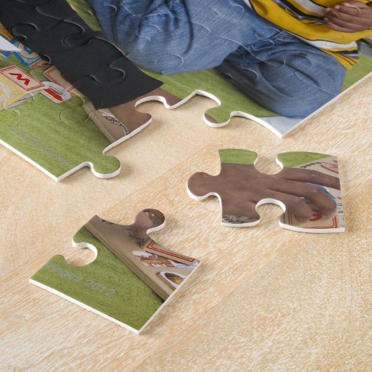 Puzzle Enseignant avec tout-petit en garderie (Côté)