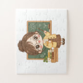 Puzzle Enseignant de classe doux (Vertical)