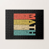 Puzzle Enseignant en mathématiques Définition Vintage des (Horizontal)