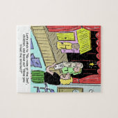 Puzzle Enseignant Répétition Nativité Jouer Cartoon (Horizontal)