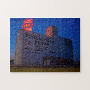 Puzzle Enseigne au néon du moulin à farine Yukon' Best au