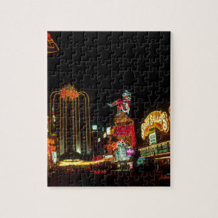 Puzzle Enseigne des casinos aux néons de Las Vegas la nui