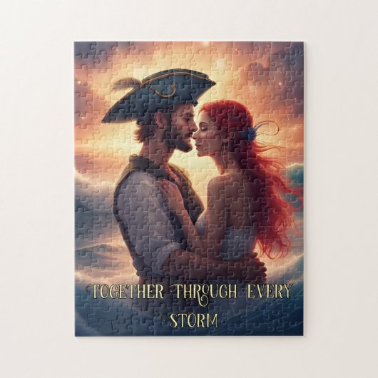Puzzle Ensemble à travers chaque tempête Romantique Pirat (Vertical)