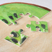 Puzzle Ensemble d'aquarelle aux fruits Kiwi verts (Côté)