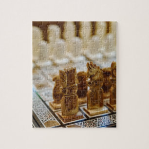 Puzzle Ensemble d'échecs à vendre, souk Khan el Khalili,