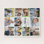 Puzzle Ensemble Nous Faisons Une Famille 11 Photos Coeur (Horizontal)