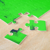 Puzzle Ensemble, une peinture originale abstraite numériq (Côté)