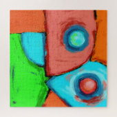 Puzzle Ensemble, une peinture originale abstraite numériq (Horizontal)