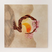 Puzzle Enso Zen Blossoming Sakura Bonsai (Horizontal)