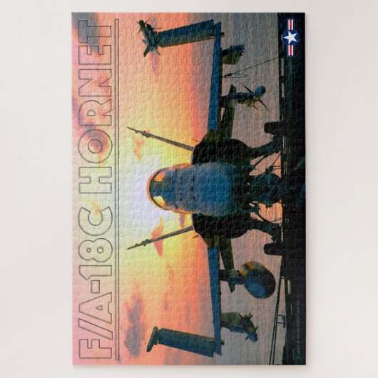 Puzzle ENSOLEILLÉ F/A-18C HORNET (20 x 30 POUCES) (Vertical)