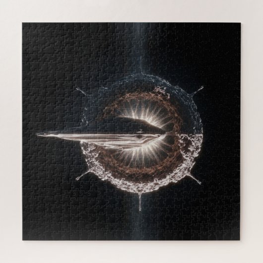 Puzzle Entité texturée dans l'espace extra-atmosphérique  (Horizontal)